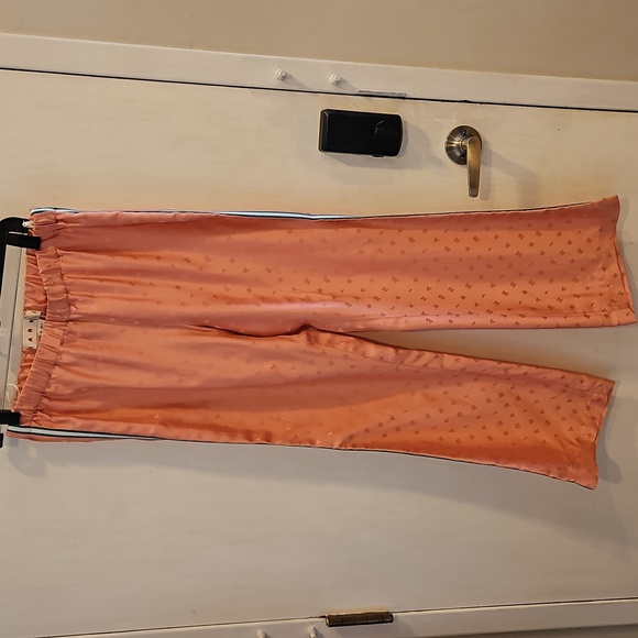 Marni Coral Satin Stripe Track Pants 42 Italy/ 6 US NWT - Picture 3 of 12